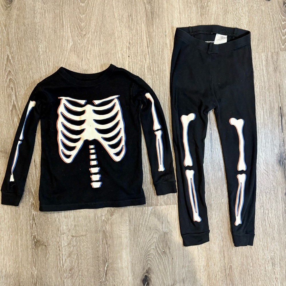 Baby Gap 4 Years Skeleton Leggings Set